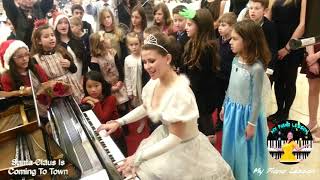 Santa Claus Is Coming To Town - Piano by Marina Kirova (Live Performance)