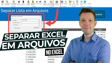 Separar Excel em Vários Arquivos
