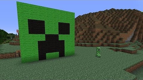 Minecraft Simple 2D Creeper Face Tutorial