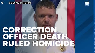 Death of corrections officer, Lt. Rodney Osborne, ruled homicide