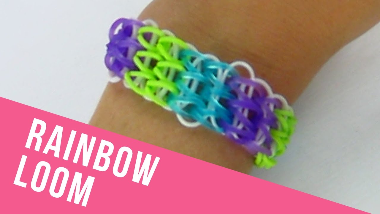 Personalized friendship summer Rainbow Loom rubber band bracelet birthday  favor | eBay