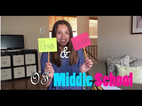 MIDDLE SCHOOL | A guide to the Pros and Cons of middle school!