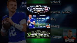 NY GIANTS NEW QB IN