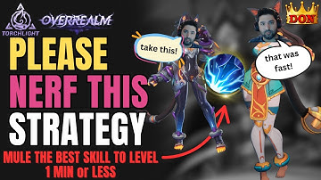 This Earlygame Tech is TOO OP for Torchlight Infinite Overrealm
