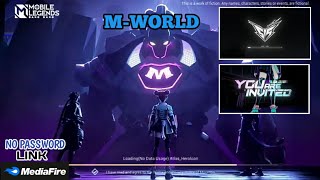 Loading Screen Ml × M WORLD [515] || Terbaru || MlBB || Mentahan Ml || NO PASSWORD