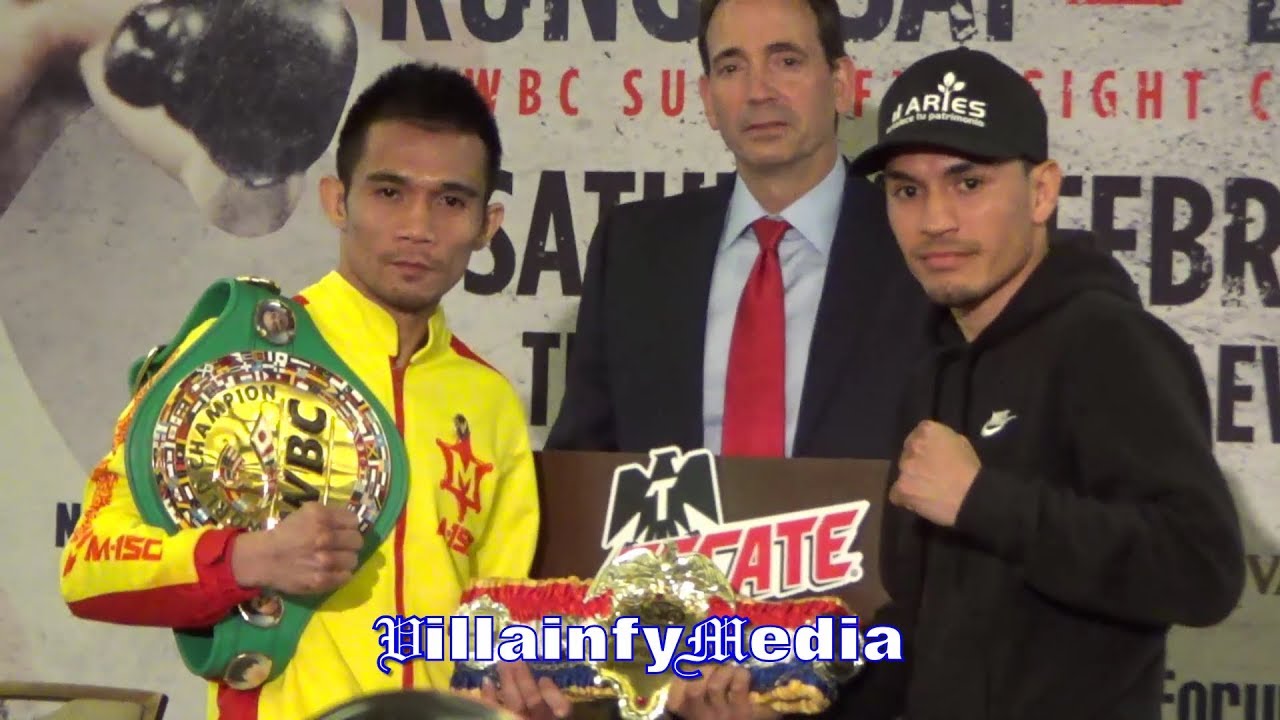 SRISAKET SOR RUNGVISAI VS JUAN FRANCISCO ESTRADA FACE OFF FOR FIRST TIME; WHO TURNS AWAY FIRST?