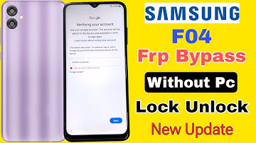 Samsung F04 Frp Bypass | Without Pc | Verifying Your Account - New Security Update 2025