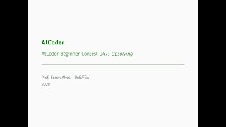 AtCoder Beginner Contest 047: Upsolving