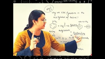 Last minute preparation..Why Pyridine used in acetylation of Aniline?
