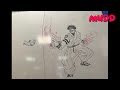 Day 24 doodling on the school’s whiteboard 