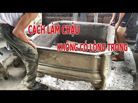 Video Cách làm chậu cảnh không có lòng trong | Khuôn Tổng Hợp - youtube