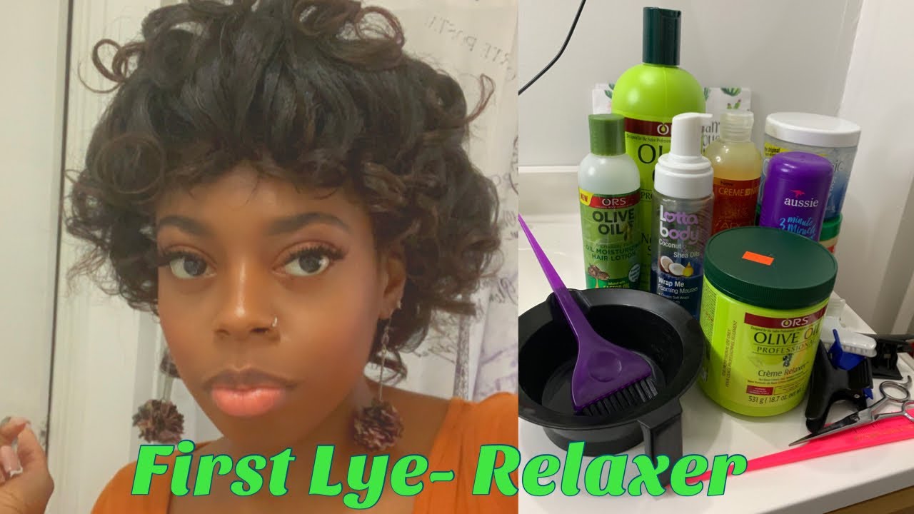 4 months post Relaxer using ORS Lye Relaxer for the first time + ORS LYE Relaxer review