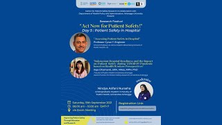 Webinar World Patient Safety Day Research Festival [Day 5] - Patient Safety in Health Care