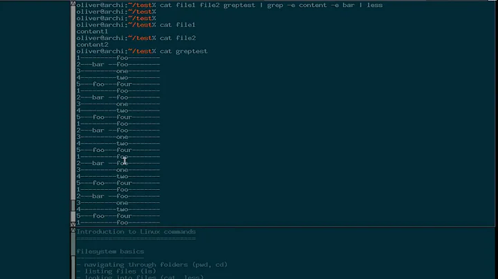 Linux Commands Tutorial - Using Pipes & I/O Redirection