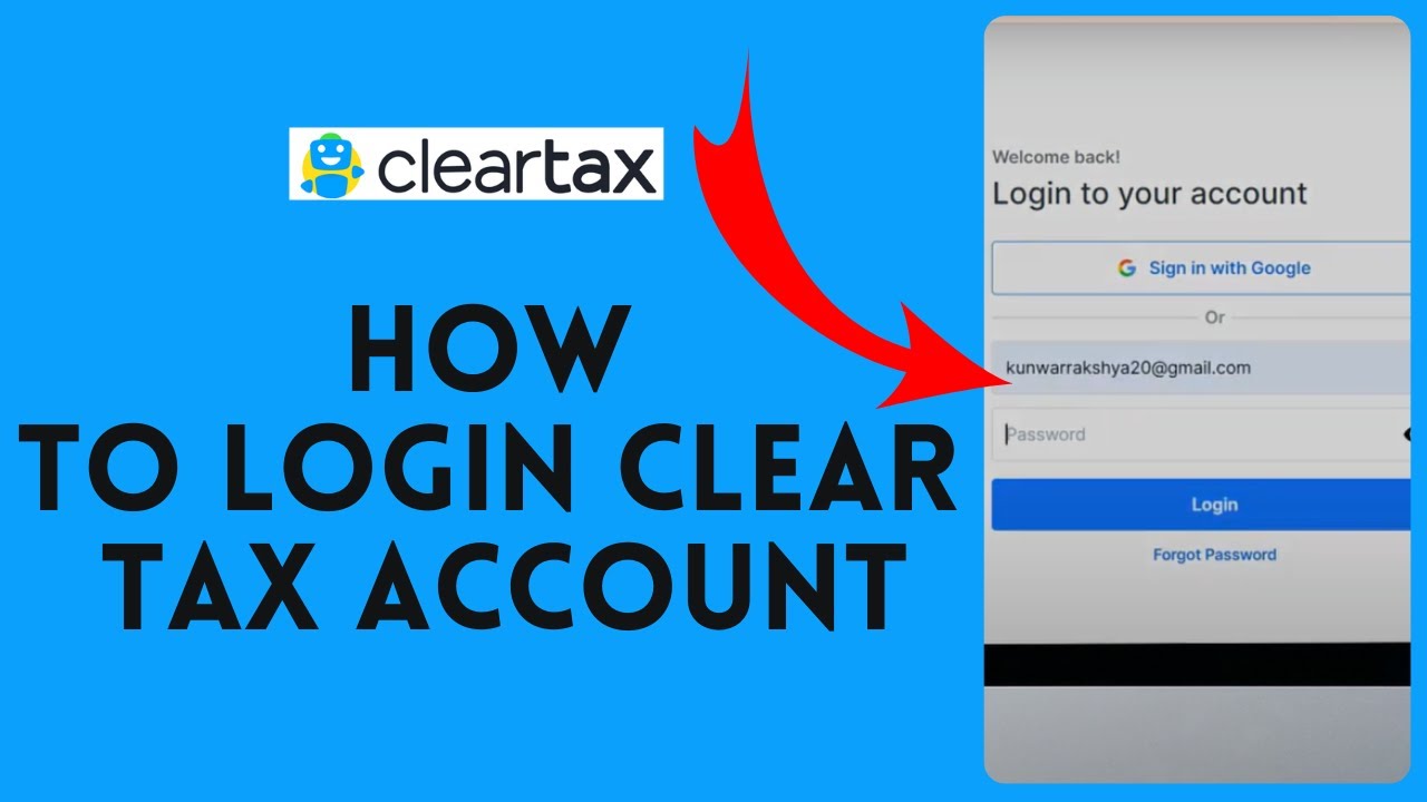 How to Login Clear Tax Account 2024 | Sign Into Clear Tax Account - YouTube