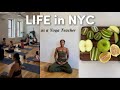 [ニューヨークvlog] 26歳ヨガ講師の朝5時からの1日🧘‍♀️☀️