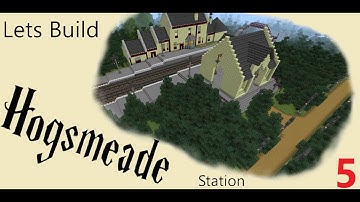 Lets Build Hogsmeade Station in Minecraft tutorial Part 5