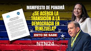 Manifiesto de Panamá: ¿se acerca la transición democrática en Venezuela con María Corina y Edmundo?