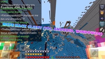 MCPE: Hack Client (IOS, Android, Windows10)
