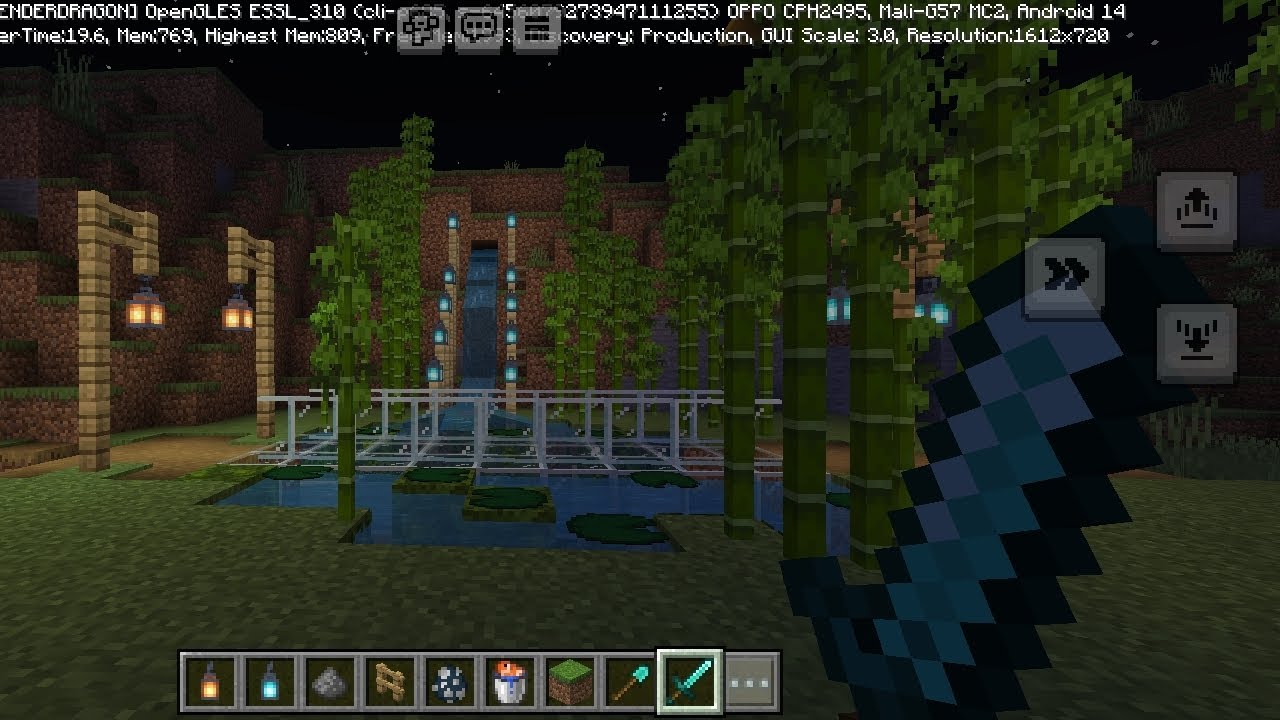 Minecraft Oasis pond ππ¬π¦ - YouTube