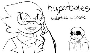 Alphys explains hyperboles (undertale animatic)