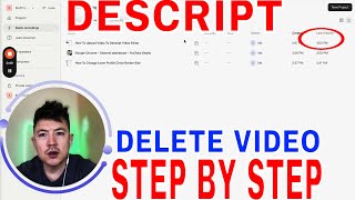 ✅  How To Delete Video In Descript Video Editor 🔴