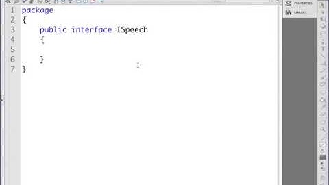 89. Flash & AS3 - Creating interfaces