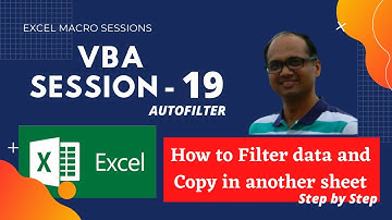 How to use AUTOFILTER method to Filter and copy data in Excel VBA