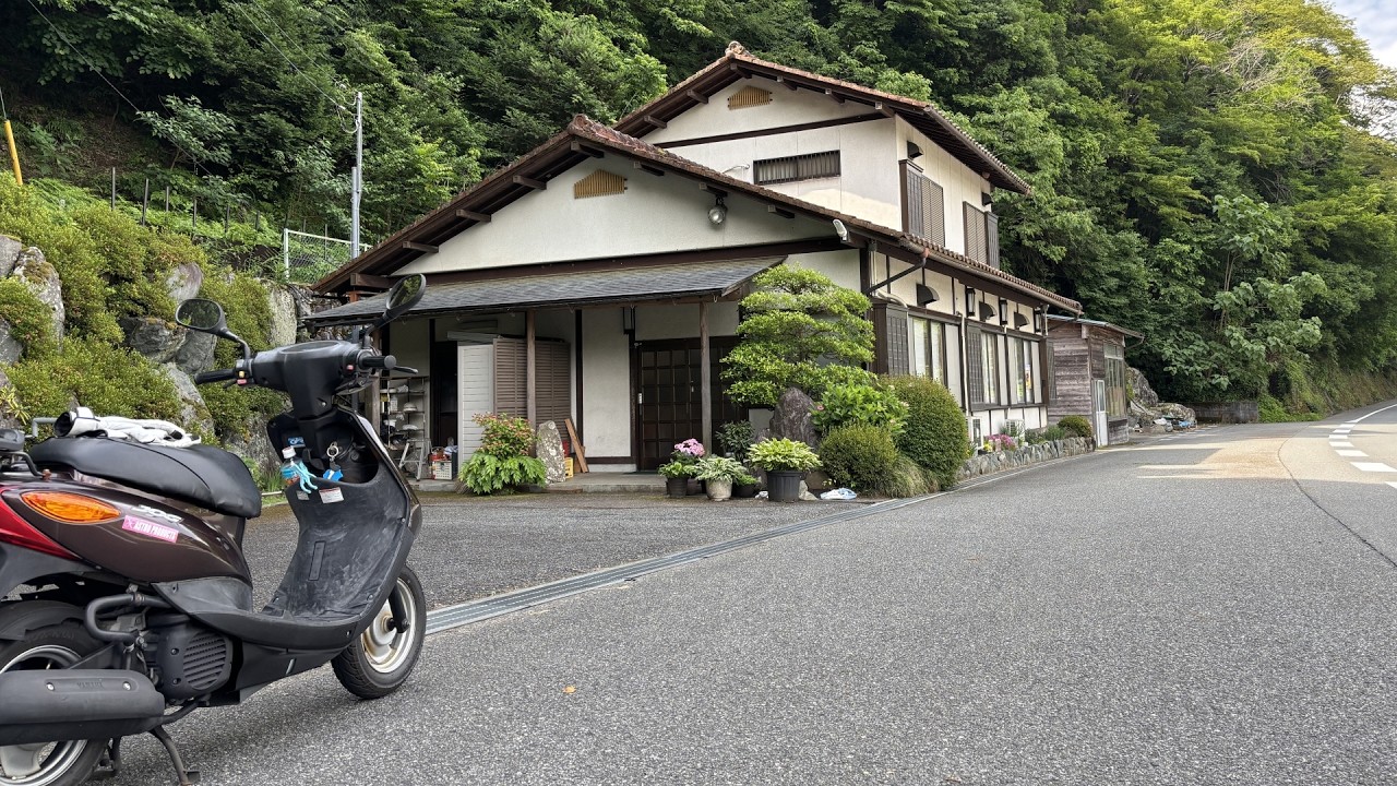 Motovlog] I went to Minobu on my Jog scooter! [Yuru Camp