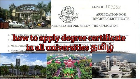 HOW TO APPLY ALL DEGREE CERTIFICATES IN UNIVERSITY//Bharathiar University//தமிழ்//#multiformtamila