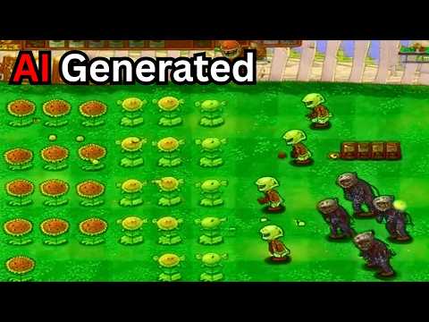 AI Generated Plants Vs Zombies | Wan2.1