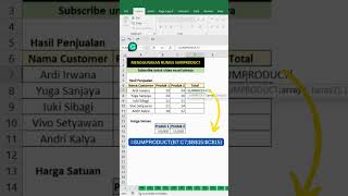 Rumus sumproduct