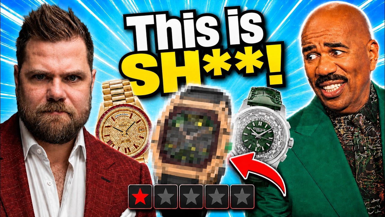 Watch Expert BRUTALLY Reviews Steve Harvey's Watch Collection! - YouTube - Nico Leonard