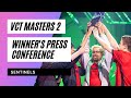 Sentinels Winners Press Conference at VCT Masters 2 Iceland