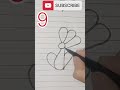 How to draw 9 number drawing #shortvideo #drawingtutorials #easydrawing #art