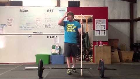 Hip clean w/pause+above knee c&j
