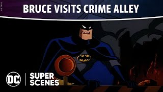 Batman: The Animated Series - Bruce Visits Crime Alley | Super Scenes | DC