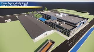 Construction in progress at Swope Middle School