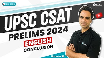 Reading Comprehension CSAT | English for IAS CSAT Prelims | English Reading Comprehension EduTap