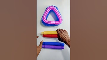 Relaxing and Creating ASMR POP-TUBE #asmr #satisfyingvideos #relaxing #oddasmr #insideout #creative