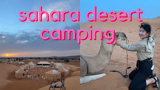 🇲🇦🐫 SAHARA DESERT CAMPING 2023 | From Marrakech to Sahara Desert | Luxury “Glamping” in the Desert