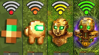 minecraft totem of undying with different Wi-Fi