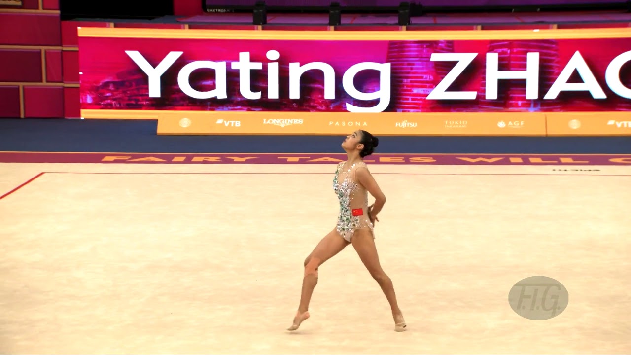 ZHAO Yating (CHN) - 2019 Rhythmic Worlds, Baku (AZE) - Qualifications Ball