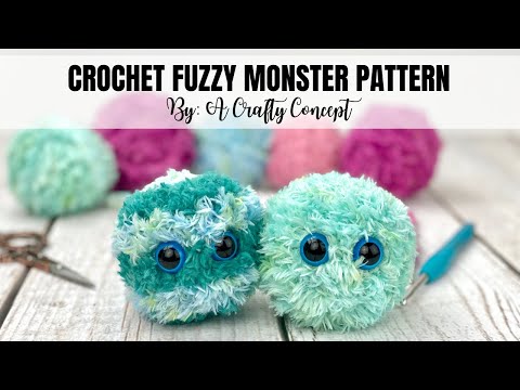 Como Crochet um brinquedo monstro Fluffy