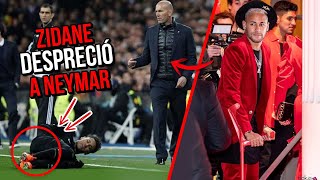 El día que Zidane DESPRECIÓ a Neymar por horrible razón
