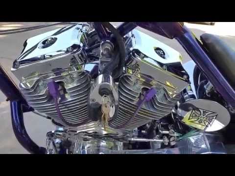 Sweet Custom Chopper, 124 Ci S&S 6 Speed Belt Drive 280 Rear