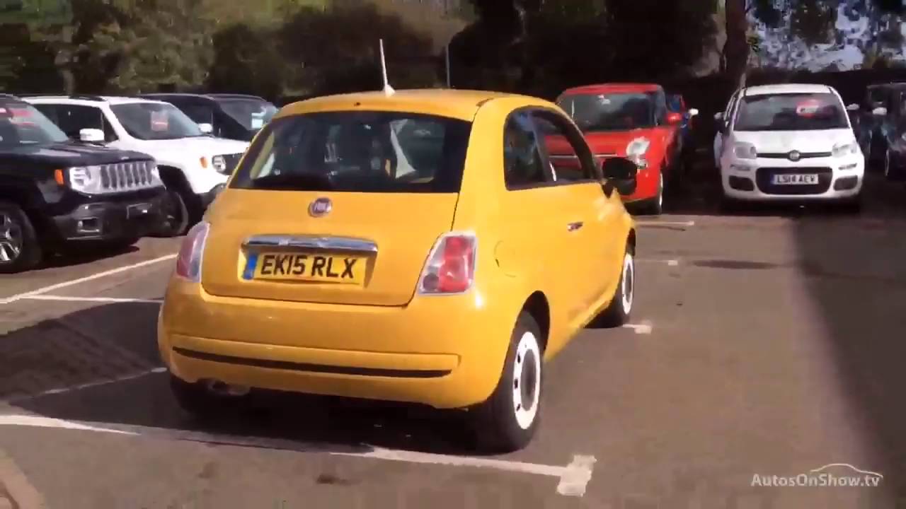 FIAT 500 COLOUR THERAPY YELLOW 2015