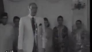 Feu Sa Majesté le Roi Hassan II s'adresse à la communauté juive d'Amérique  .