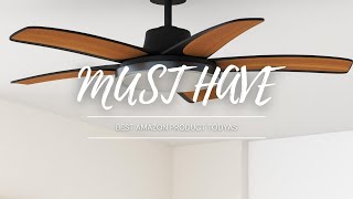 Dreo Smart Ceiling Fan Review $\mid$ Low Profile, Alexa Control, & INSANE RGB Ambient Lighting! Smartest Ceiling Fan Ever