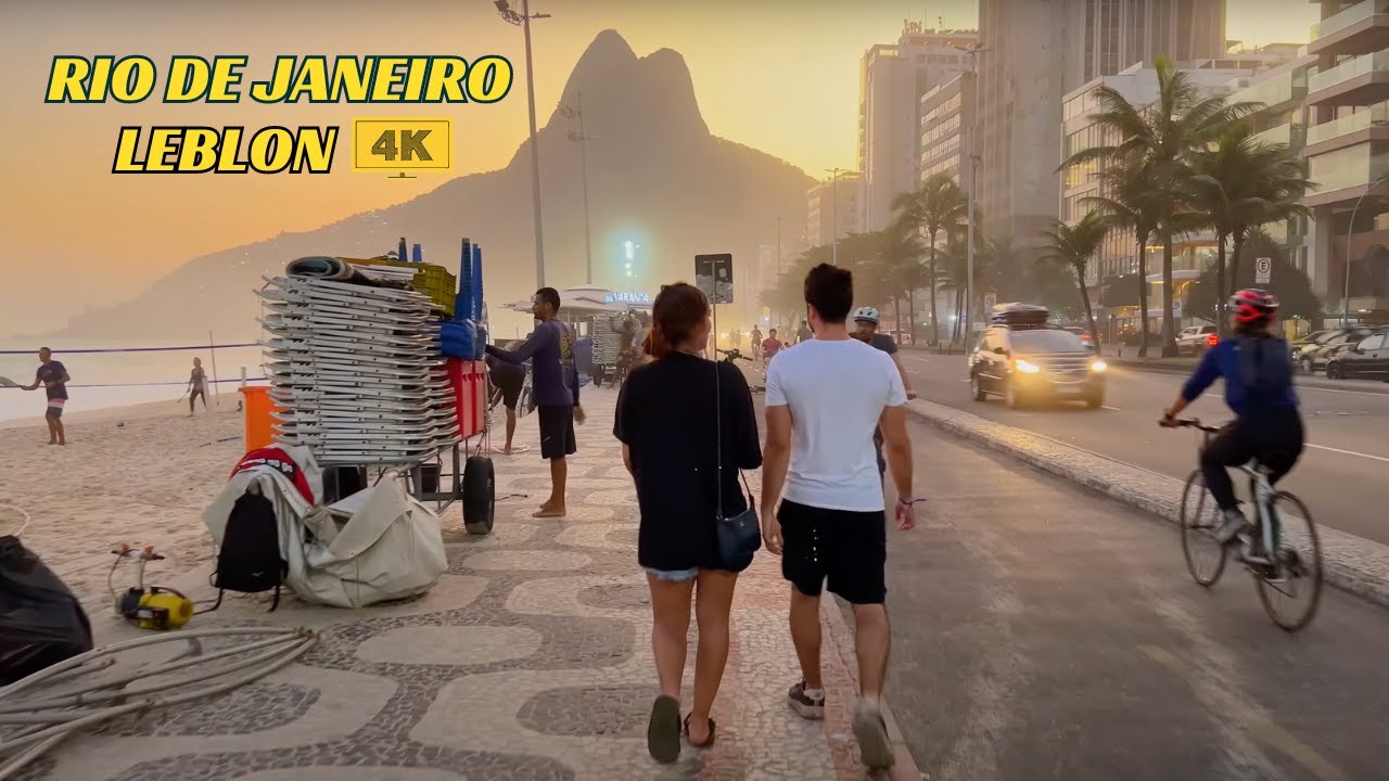 LEBLON: LIFE IN THE MOST EXPENSIVE NEIGHBORHOOD OF RIO DE JANEIRO | BRAZIL【4K】2024